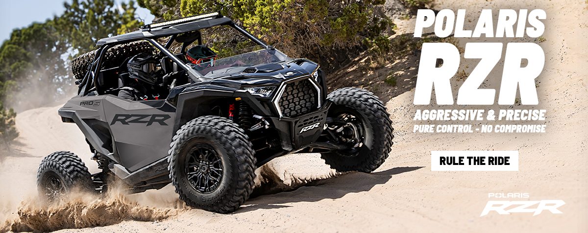 Take adventure off the beaten path with the Polaris RZR!