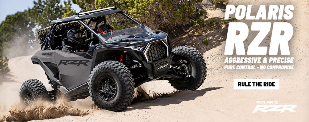 Take adventure off the beaten path with the Polaris RZR!
